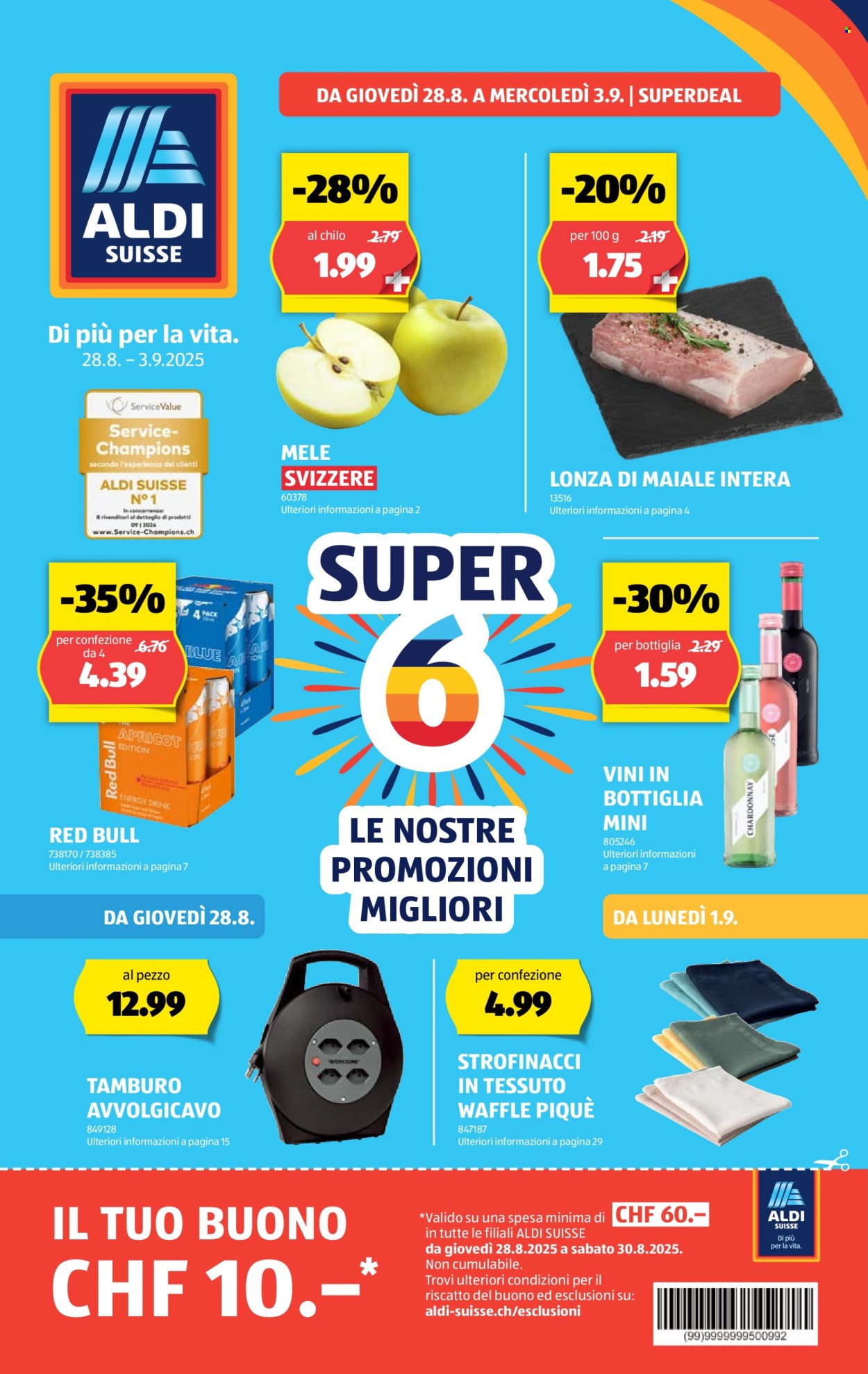 Volantino Aldi - 28.8.2025 - 3.9.2025. Pagina 1. Pagina 1