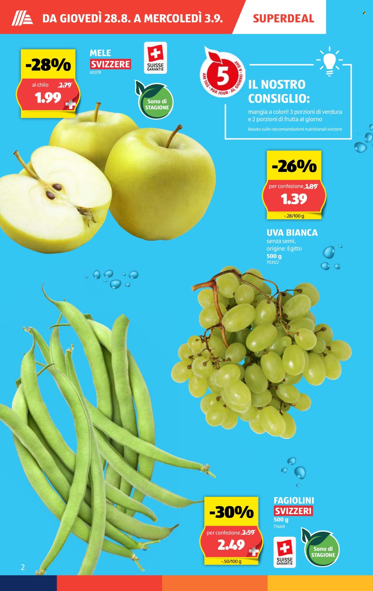 Volantino Aldi - 28.8.2025 - 3.9.2025. Pagina 2. Pagina 2