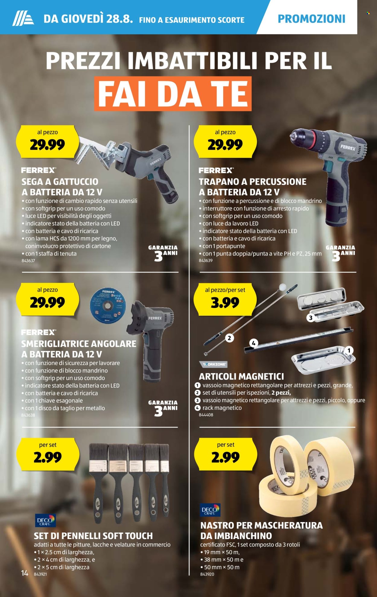 Volantino Aldi - 28.8.2025 - 3.9.2025. Pagina 14. Pagina 14