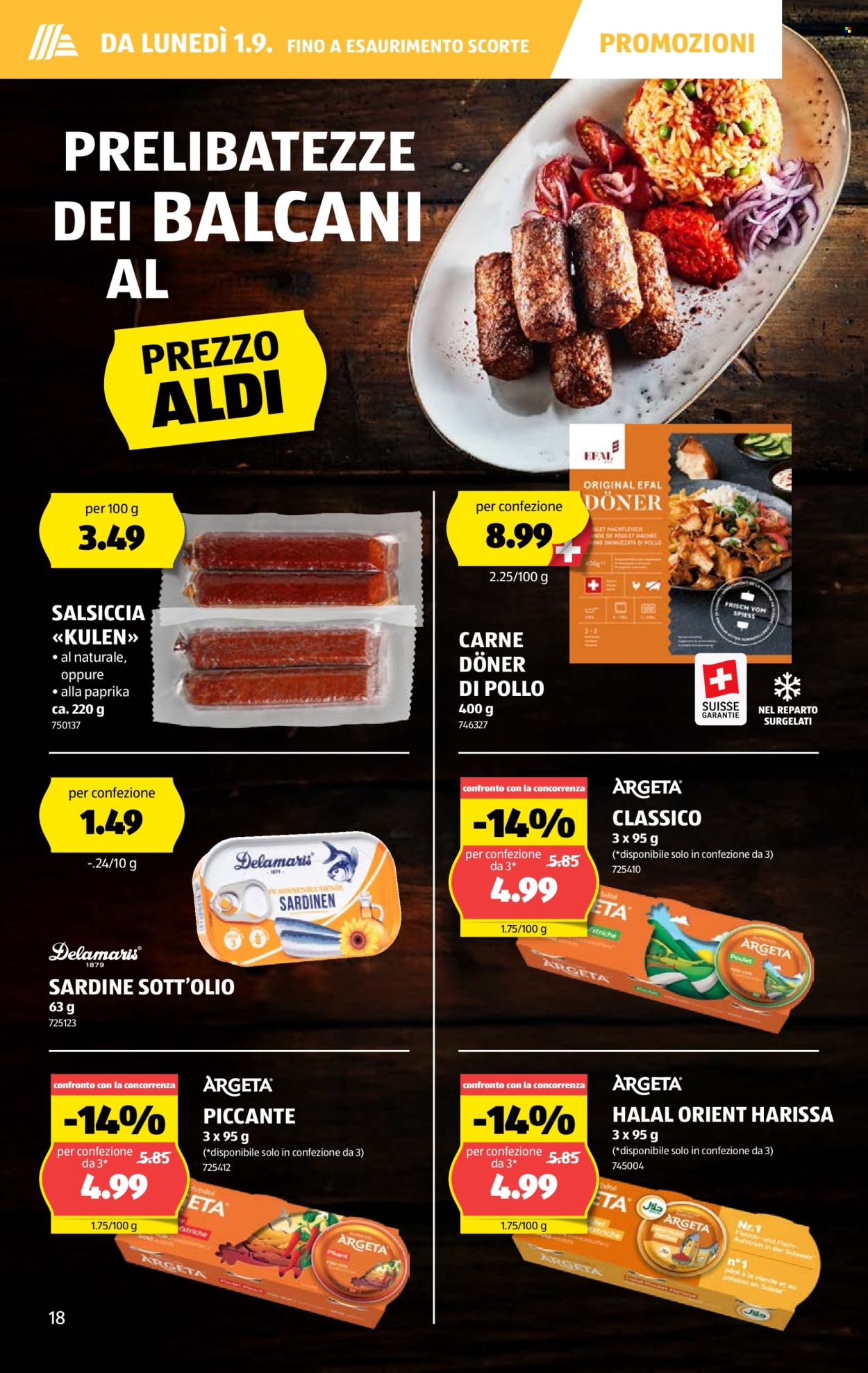 Volantino Aldi - 28.8.2025 - 3.9.2025. Pagina 18. Pagina 18