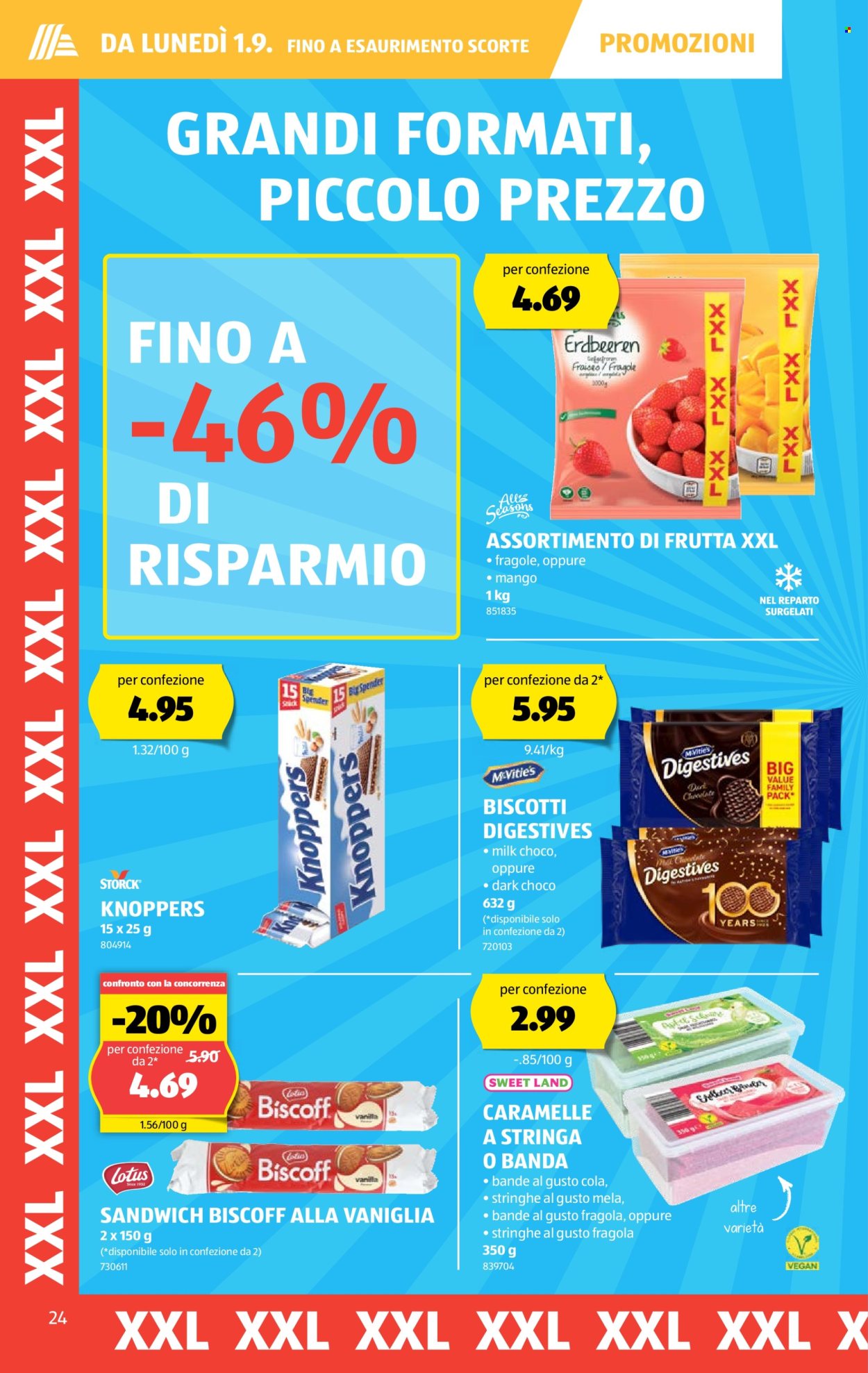 Volantino Aldi - 28.8.2025 - 3.9.2025. Pagina 24. Pagina 24