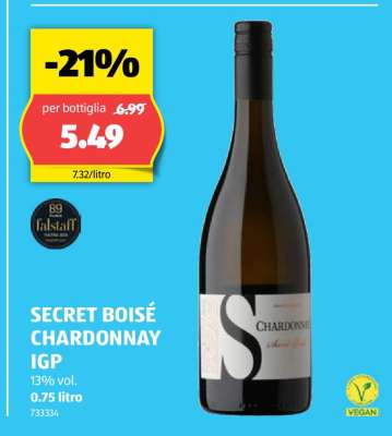 SECRET BOISÉ CHARDONNAY IGP