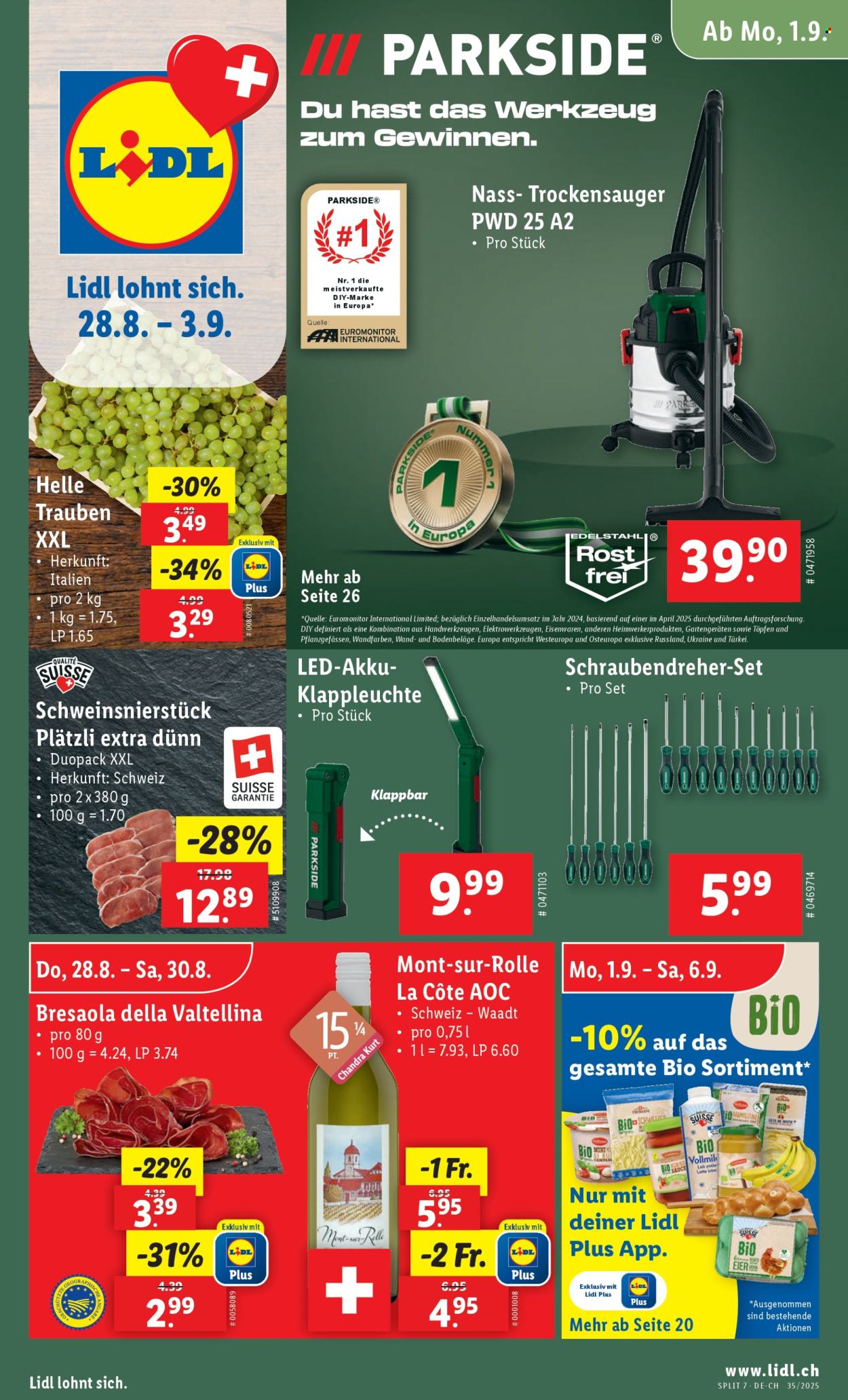 Volantino Lidl - 28.8.2025 - 3.9.2025. Pagina 1. Pagina 1