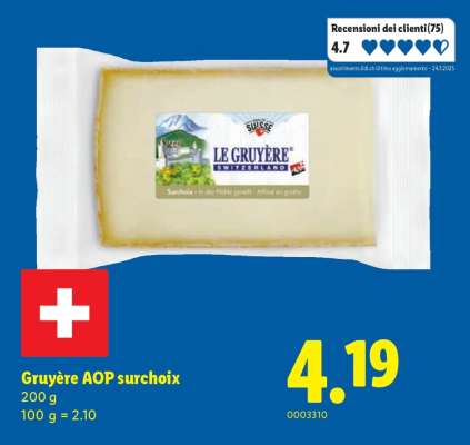 Gruyère AOP surchoix​