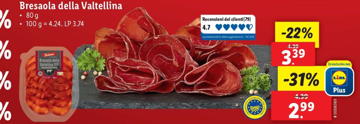 Bresaola della Valtellina