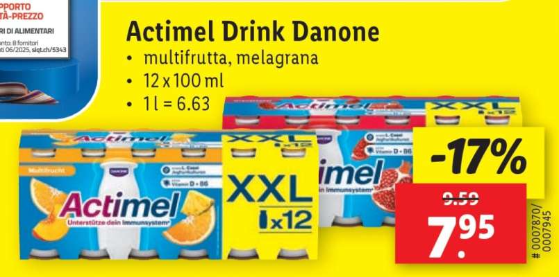 Actimel Drink Danone