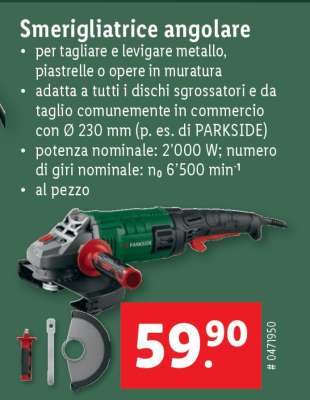 Smerigliatrice angolare