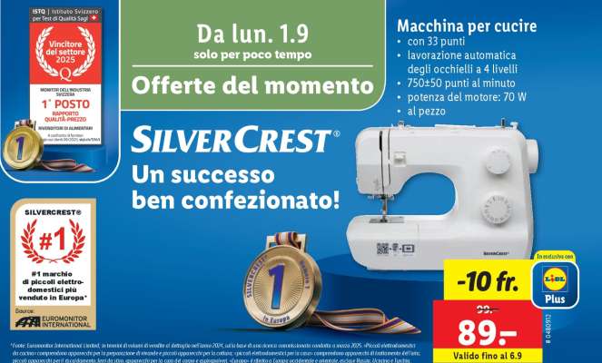 Macchina per cucire SilverCrest