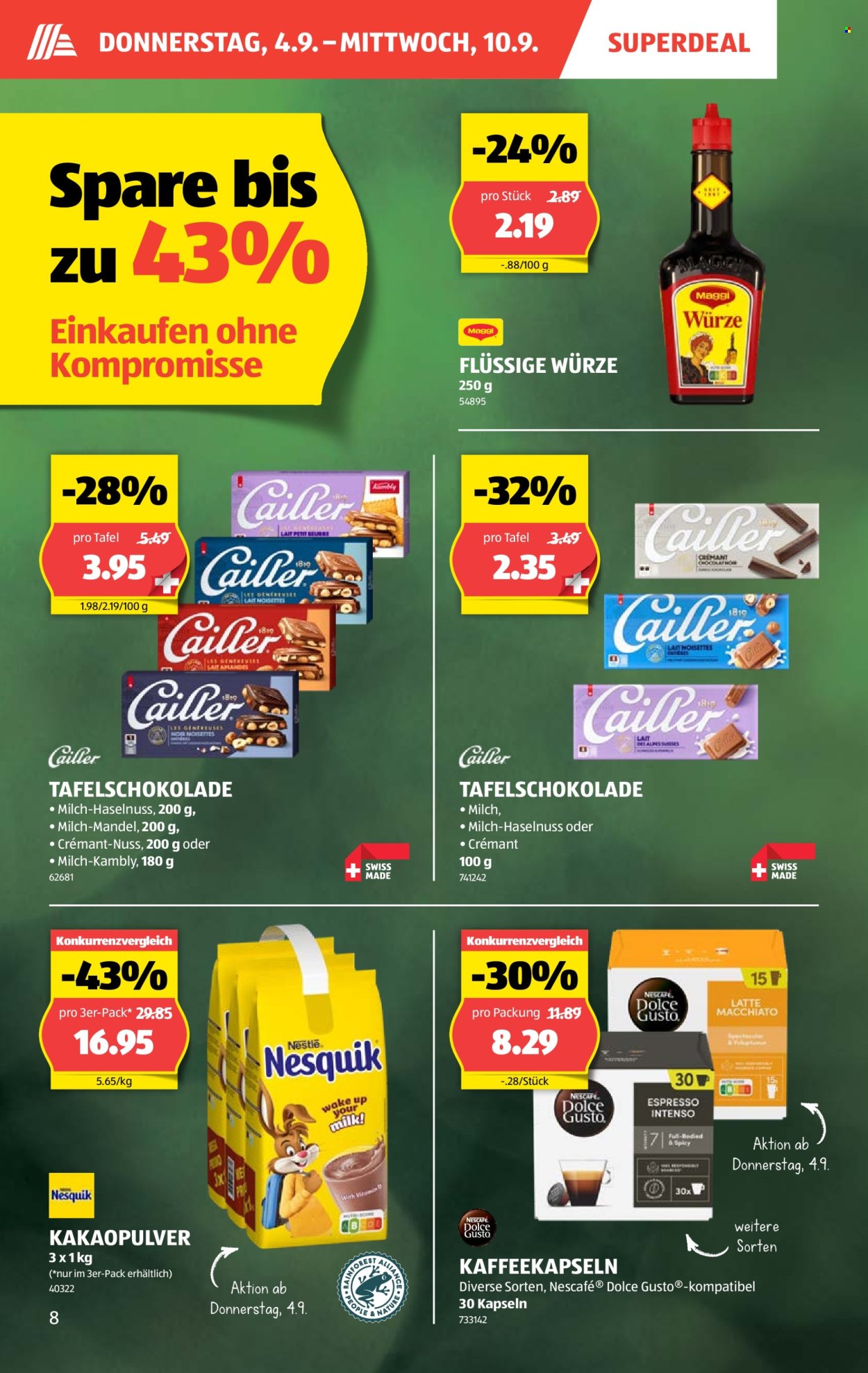 Volantino Aldi - 4.9.2025 - 10.9.2025. Pagina 8. Pagina 8