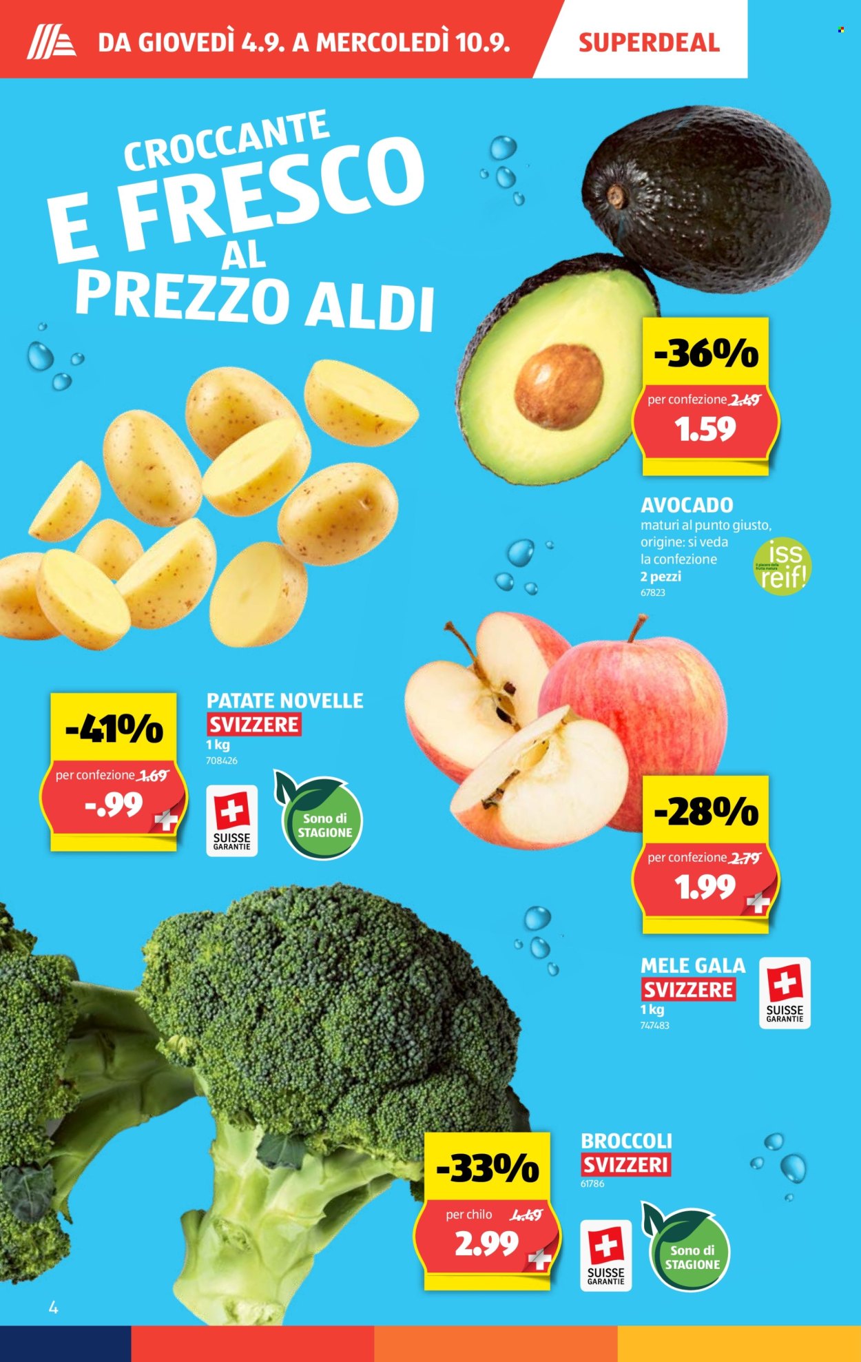 Volantino Aldi - 4.9.2025 - 10.9.2025. Pagina 4. Pagina 4
