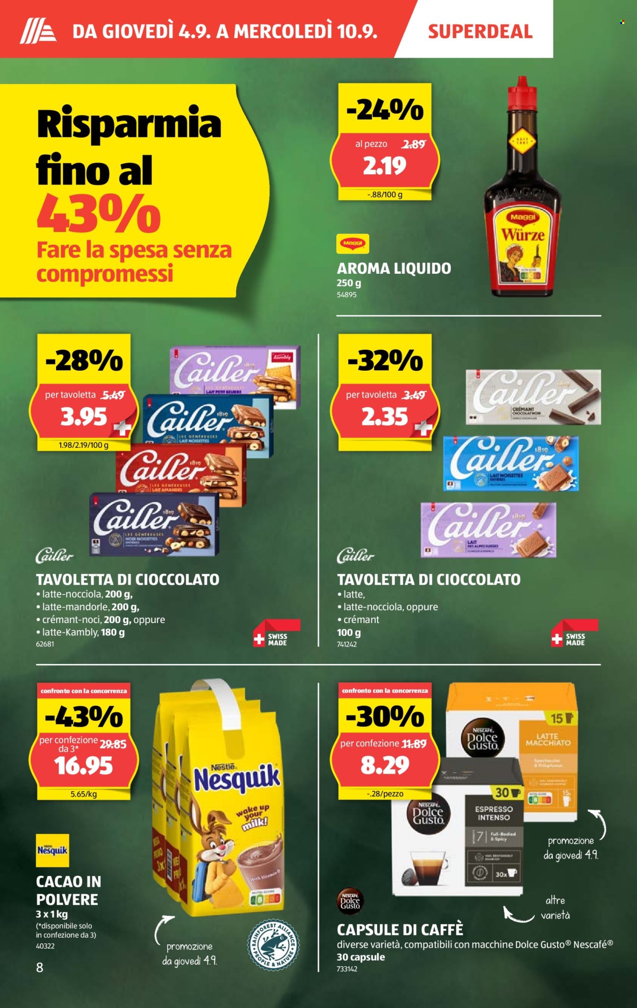 Volantino Aldi - 4.9.2025 - 10.9.2025. Pagina 8. Pagina 8