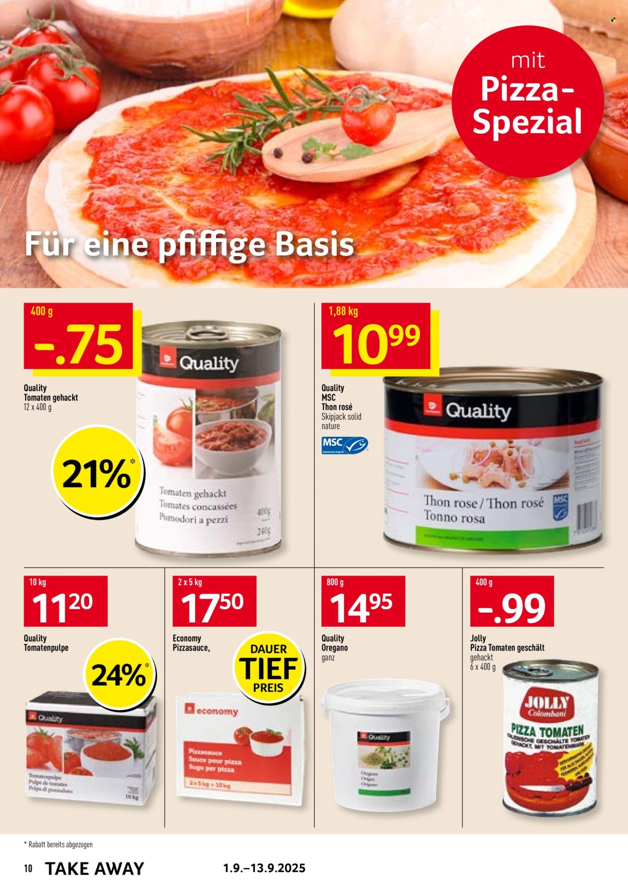 Volantino Prodega - 1.9.2025 - 13.9.2025. Pagina 10. Pagina 10
