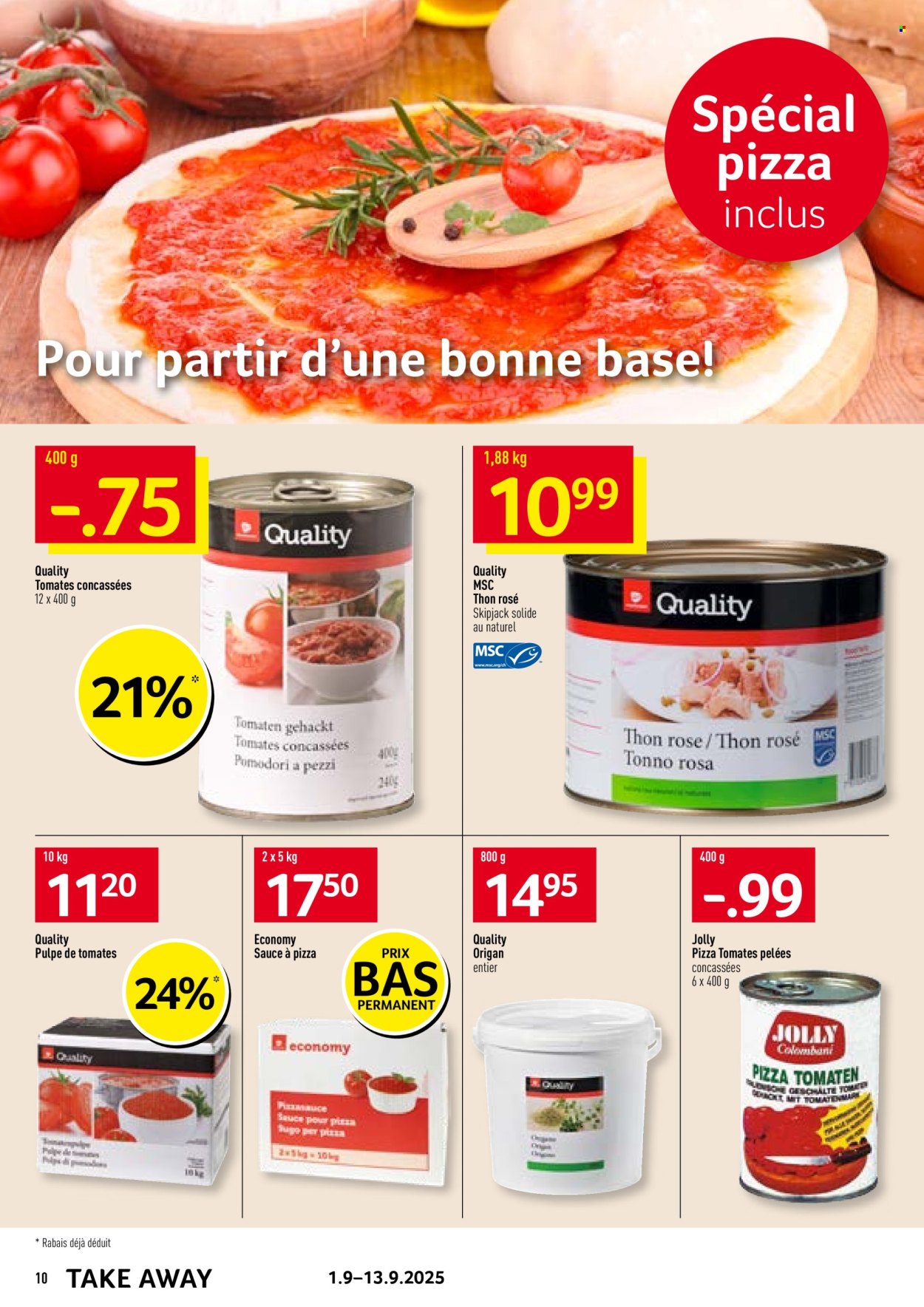 Volantino Prodega - 1.9.2025 - 13.9.2025. Pagina 10. Pagina 10