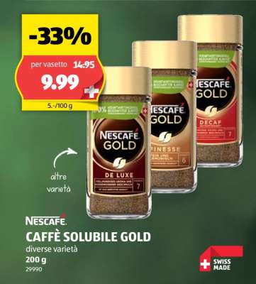 Nescafé Caffè Solubile Gold
