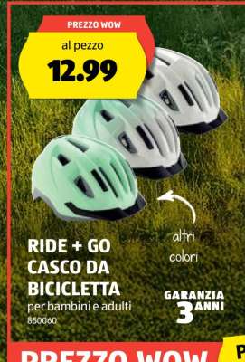 RIDE + GO CASCO DA BICICLETTA