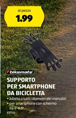 SUPPORTO PER SMARTPHONE DA BICICLETTA