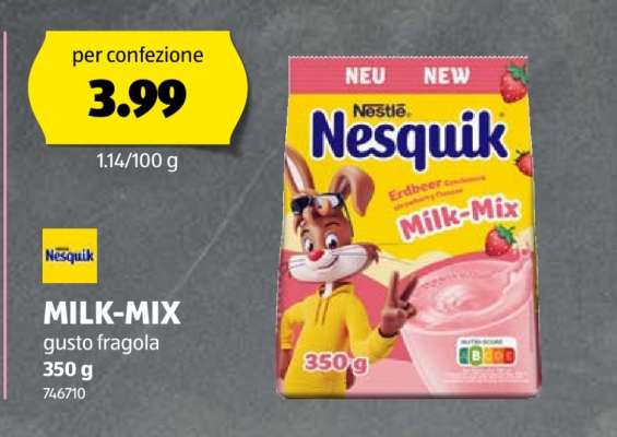 Nesquik Milk-Mix Gusto Fragola