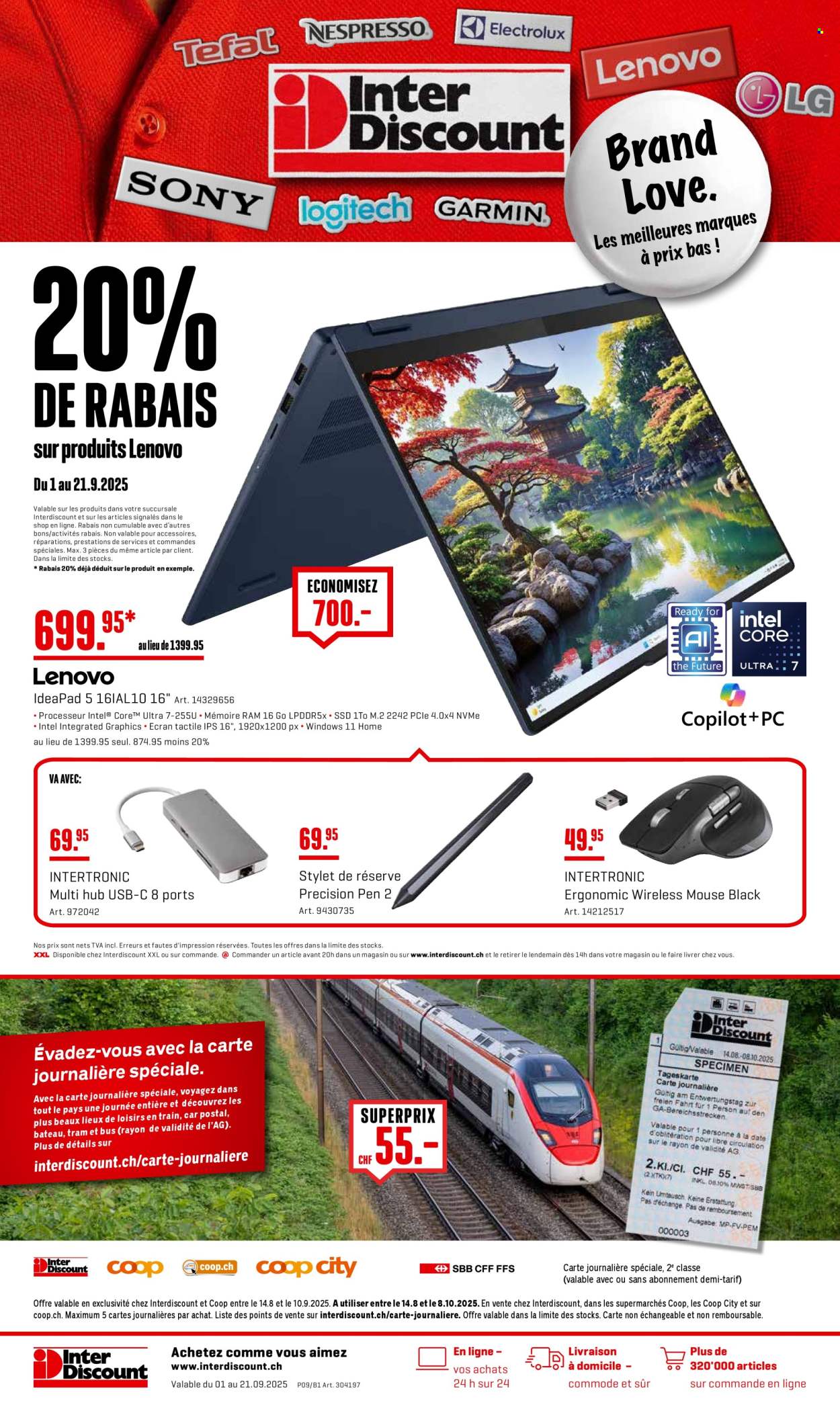 Volantino Interdiscount - 1.9.2025 - 21.9.2025. Pagina 1. Pagina 1