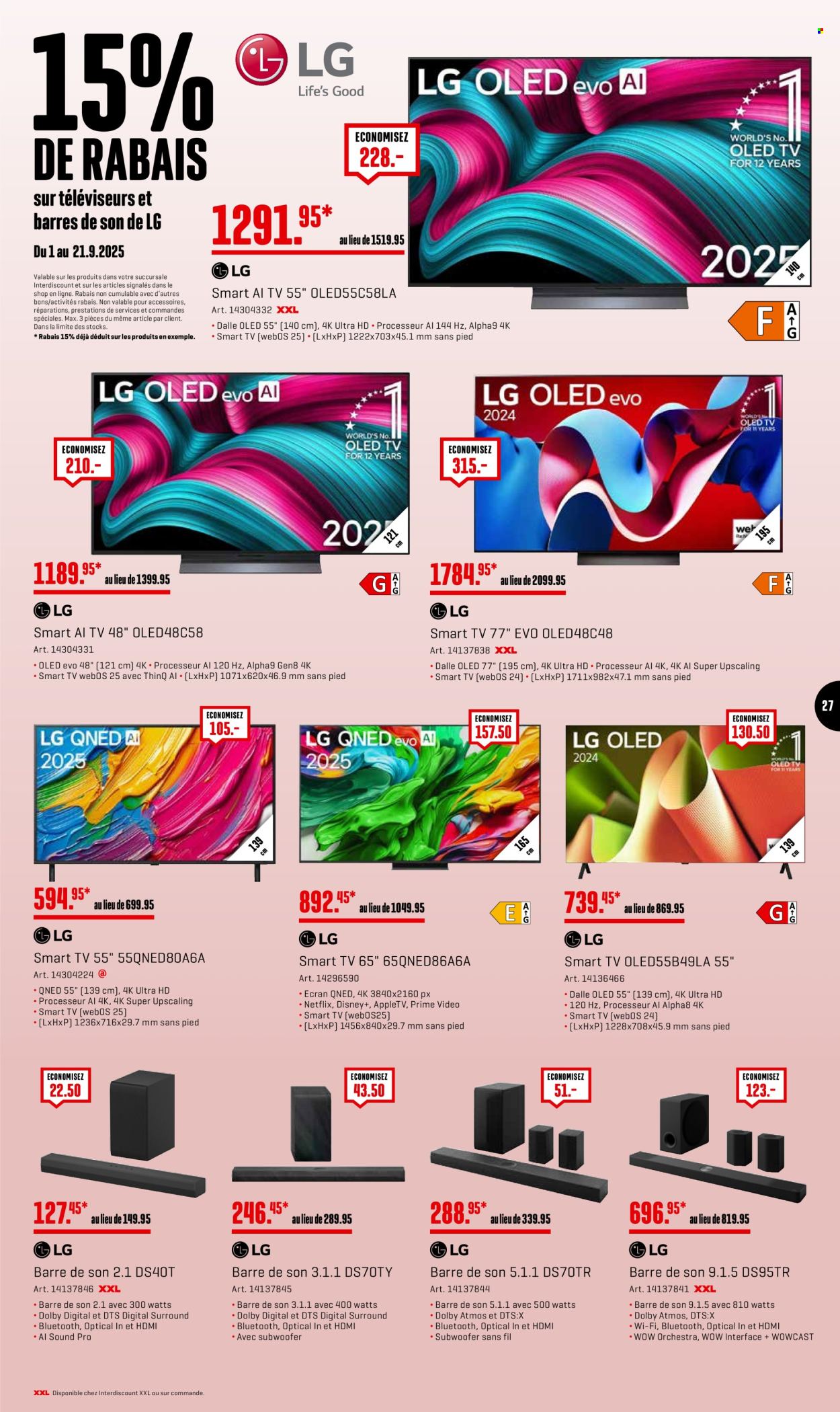 Volantino Interdiscount - 1.9.2025 - 21.9.2025. Pagina 27. Pagina 27