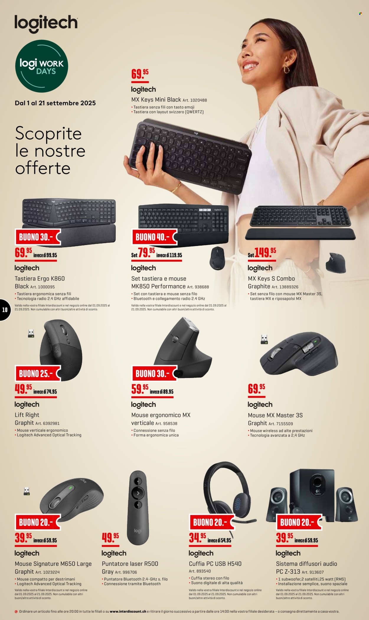 Volantino Interdiscount - 1.9.2025 - 21.9.2025. Pagina 10. Pagina 10