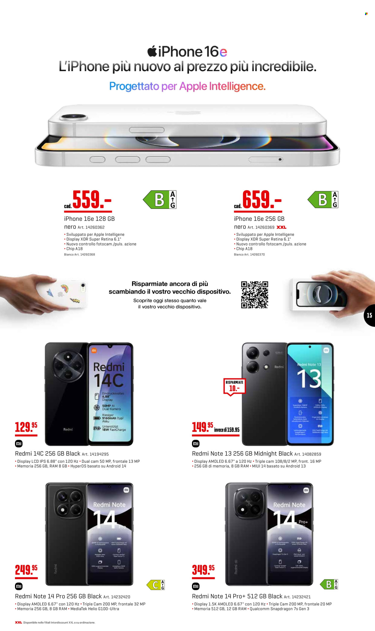 Volantino Interdiscount - 1.9.2025 - 21.9.2025. Pagina 15. Pagina 15