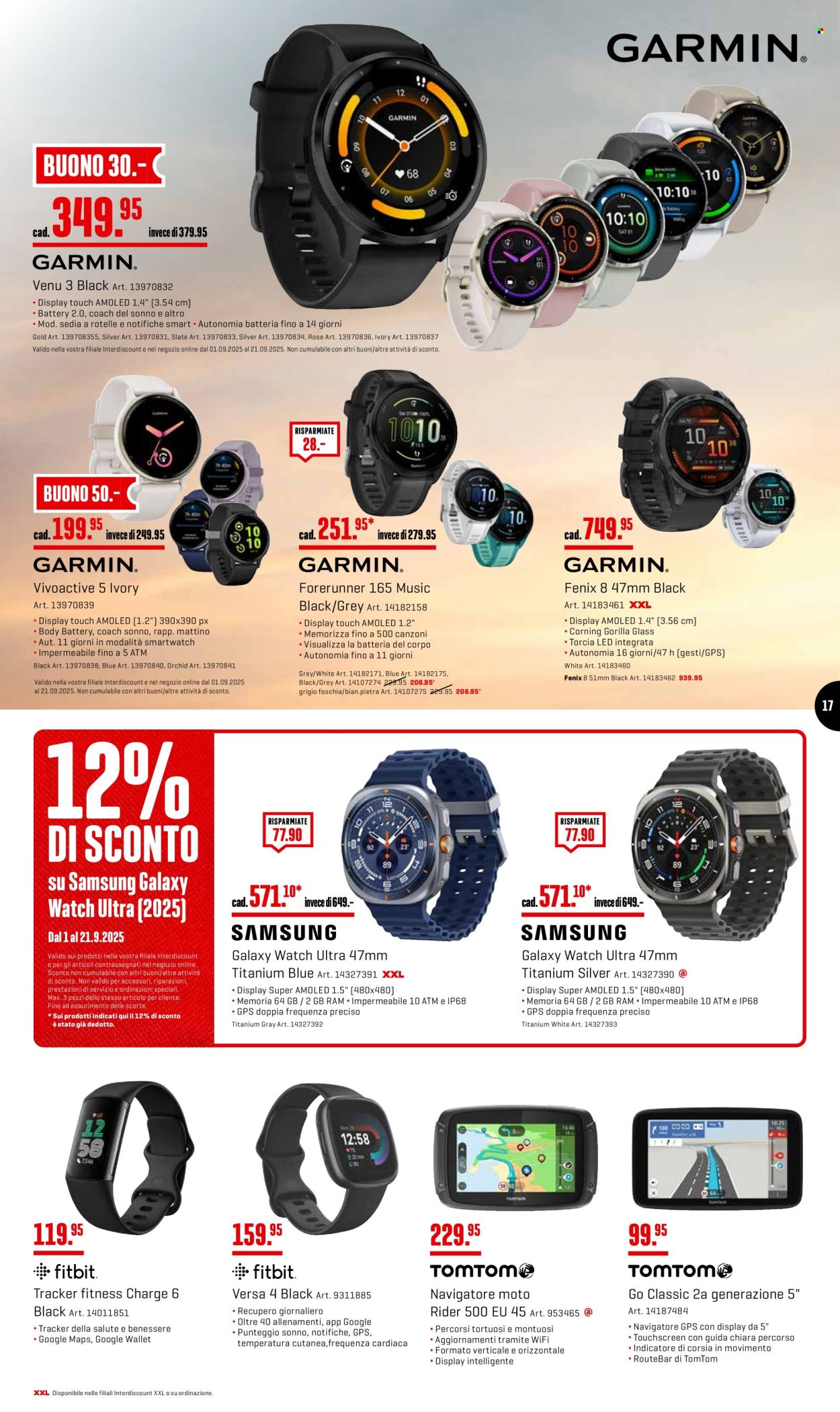 Volantino Interdiscount - 1.9.2025 - 21.9.2025. Pagina 17. Pagina 17