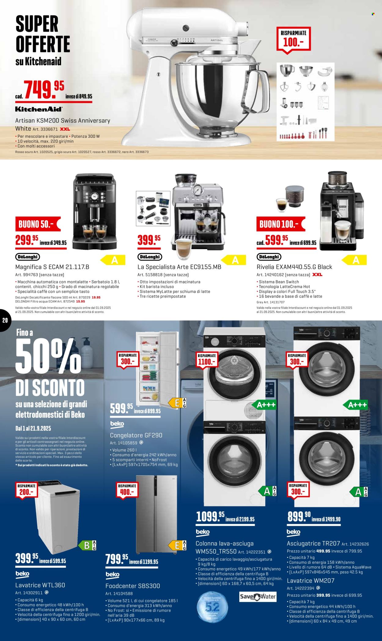 Volantino Interdiscount - 1.9.2025 - 21.9.2025. Pagina 20. Pagina 20