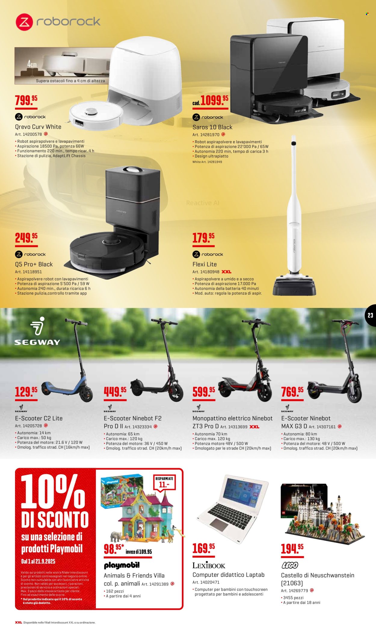 Volantino Interdiscount - 1.9.2025 - 21.9.2025. Pagina 23. Pagina 23