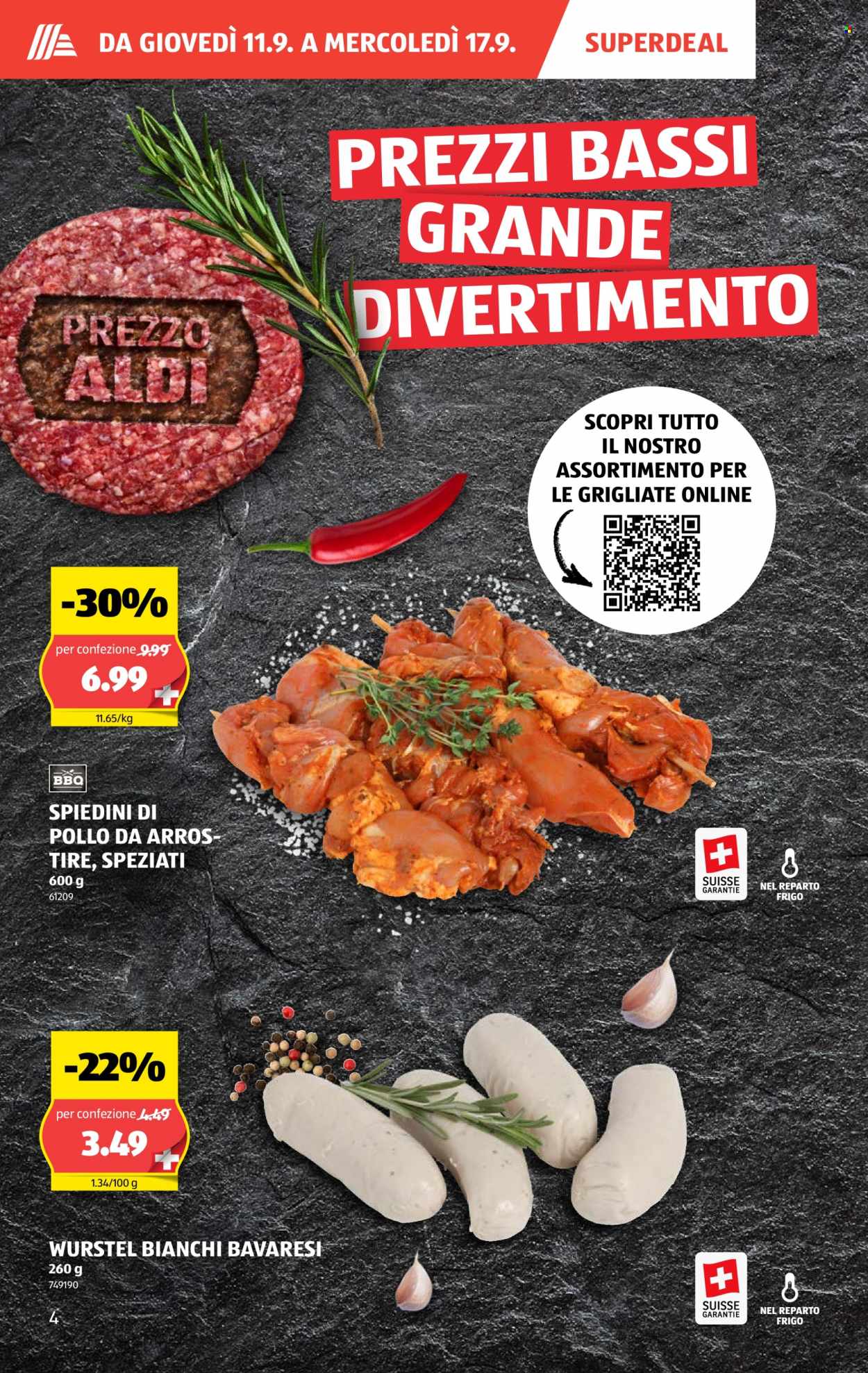 Volantino Aldi - 11.9.2025 - 17.9.2025. Pagina 4. Pagina 4