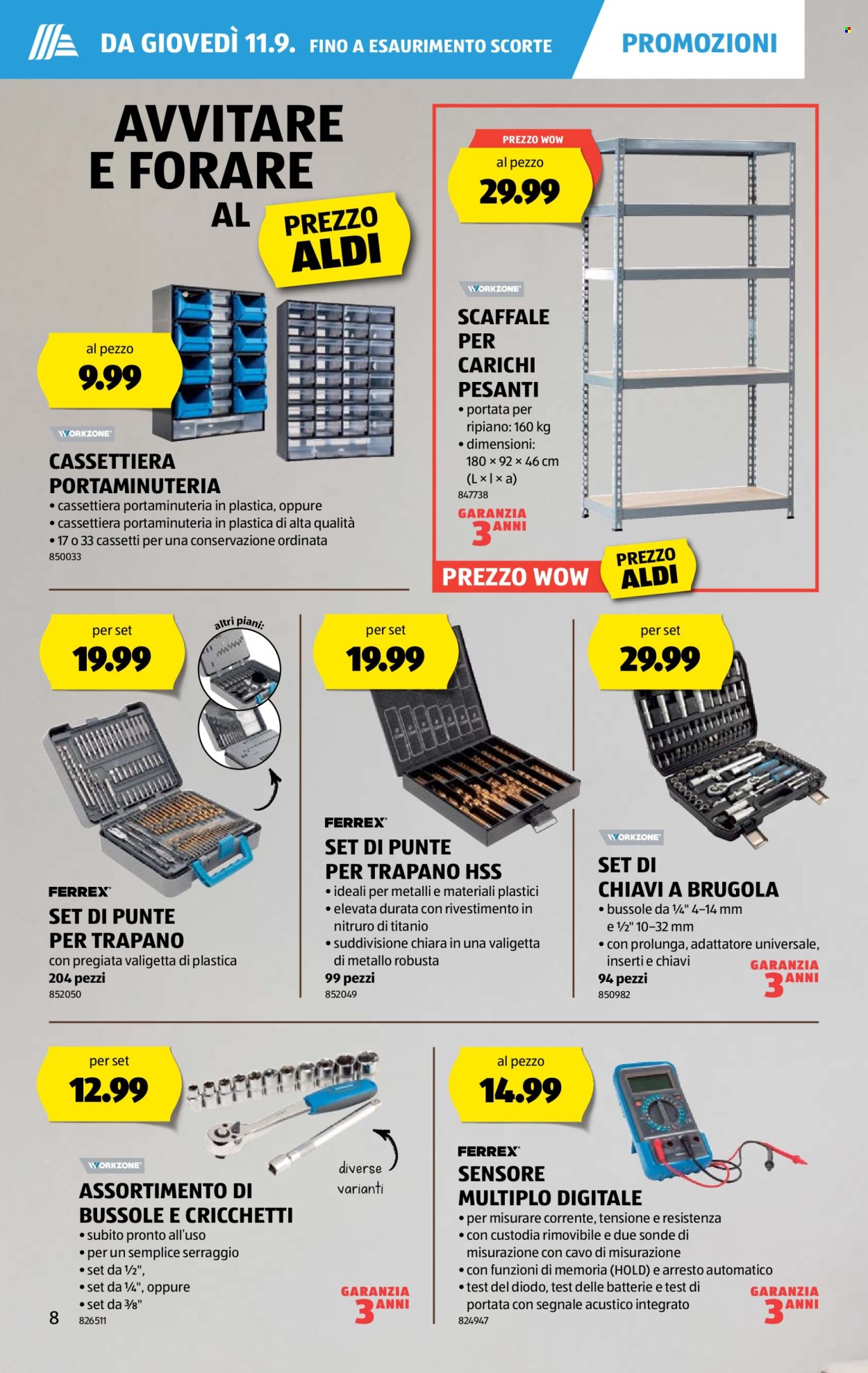 Volantino Aldi - 11.9.2025 - 17.9.2025. Pagina 8. Pagina 8