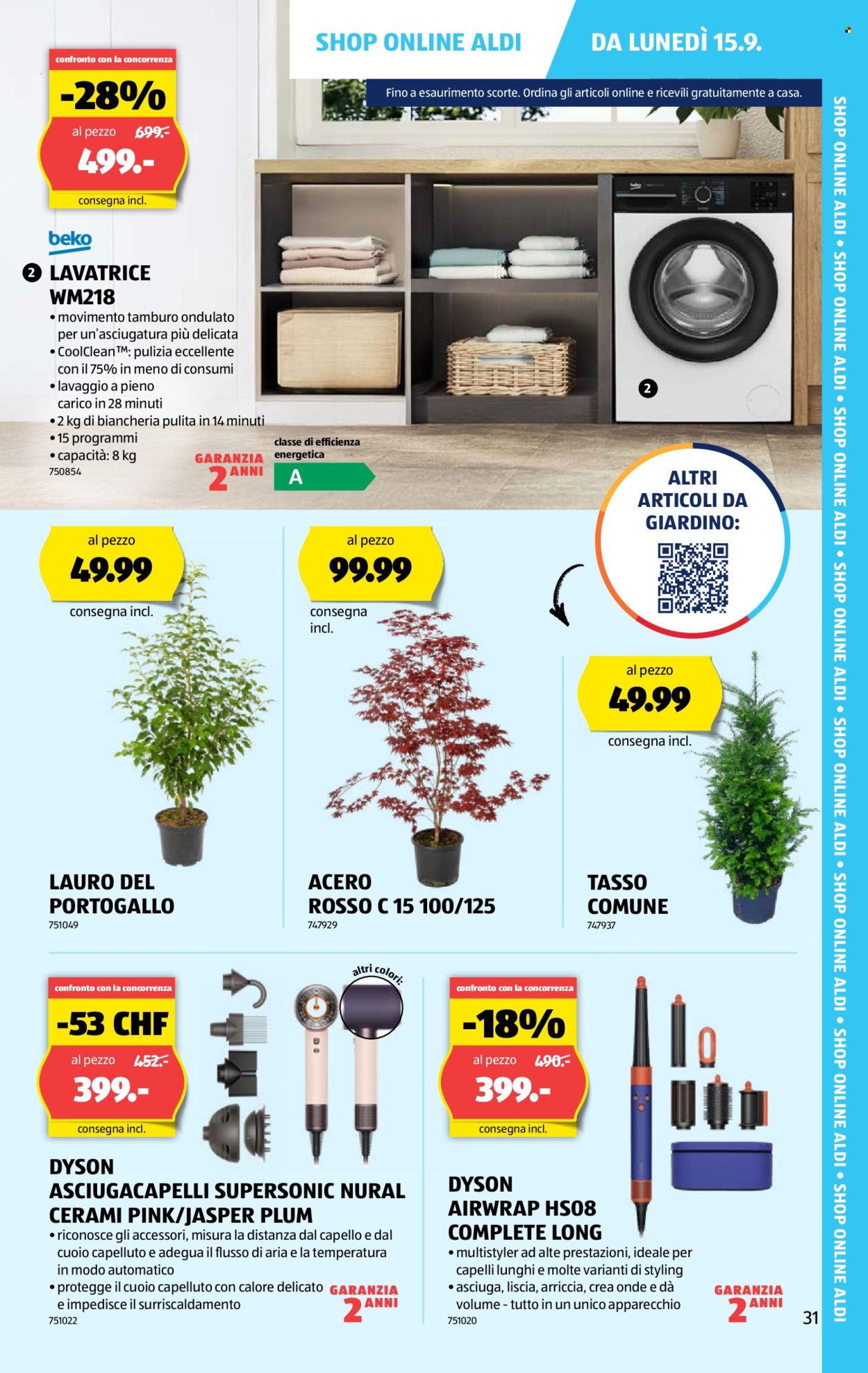 Volantino Aldi - 11.9.2025 - 17.9.2025. Pagina 31. Pagina 31