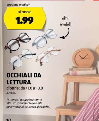 OCCHIALI DA LETTURA