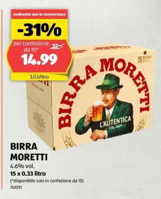 BIRRA MORETTI