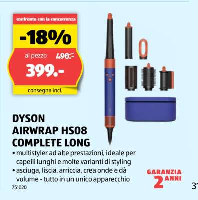 DYSON AIRWRAP HS08 COMPLETE LONG