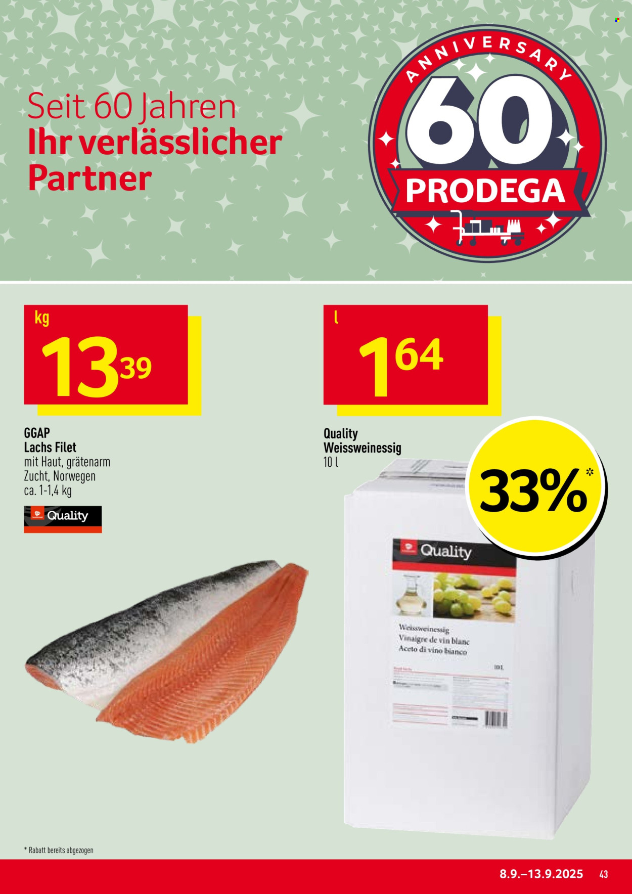 Volantino Prodega - 8.9.2025 - 13.9.2025. Pagina 43. Pagina 43