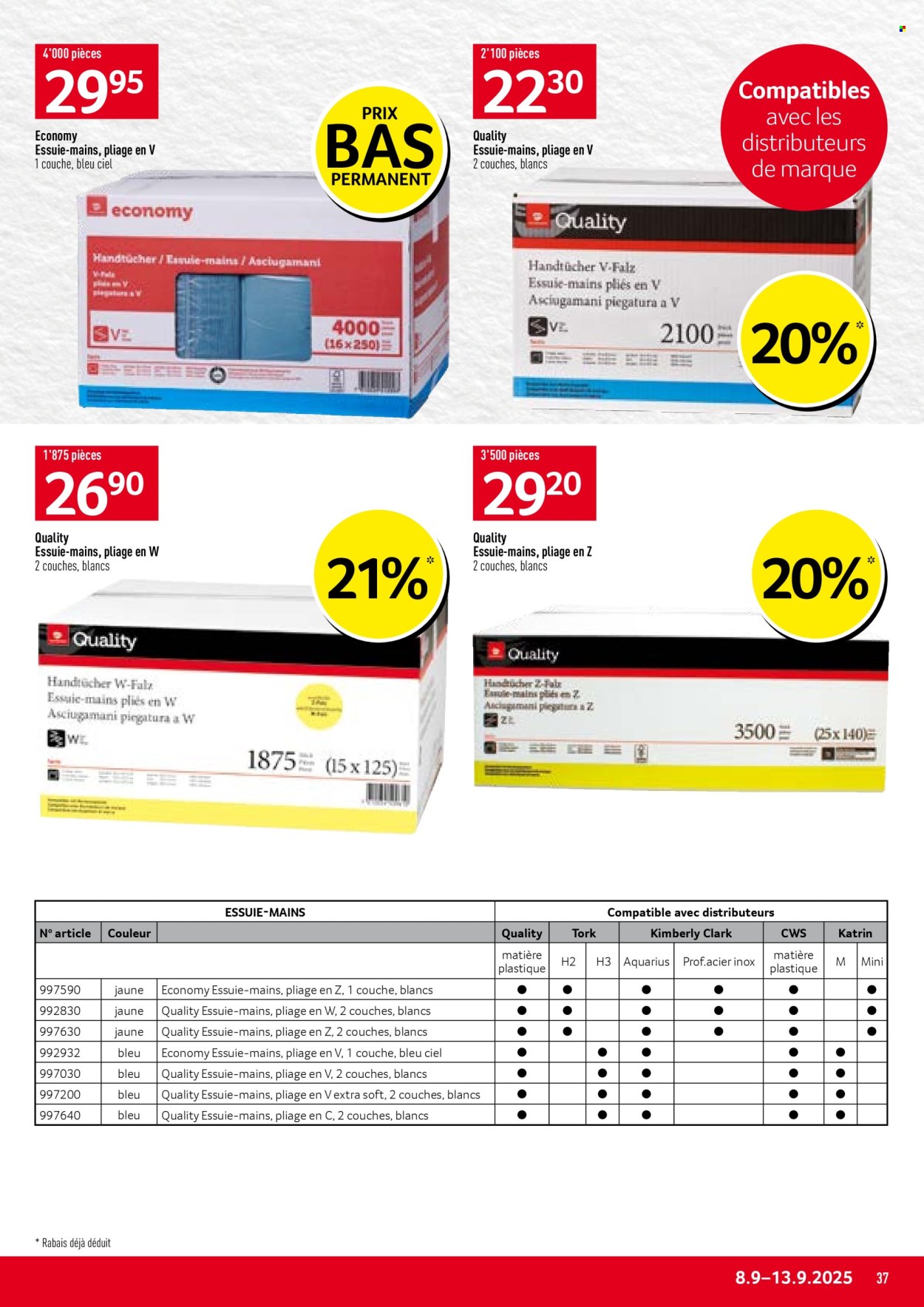 Volantino Prodega - 8.9.2025 - 13.9.2025. Pagina 37. Pagina 37