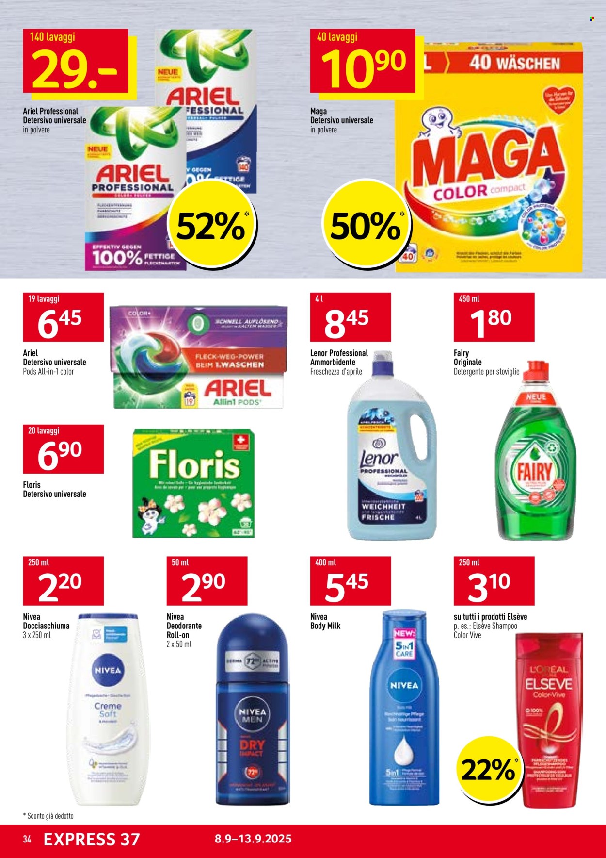 Volantino Prodega - 8.9.2025 - 13.9.2025. Pagina 34. Pagina 34