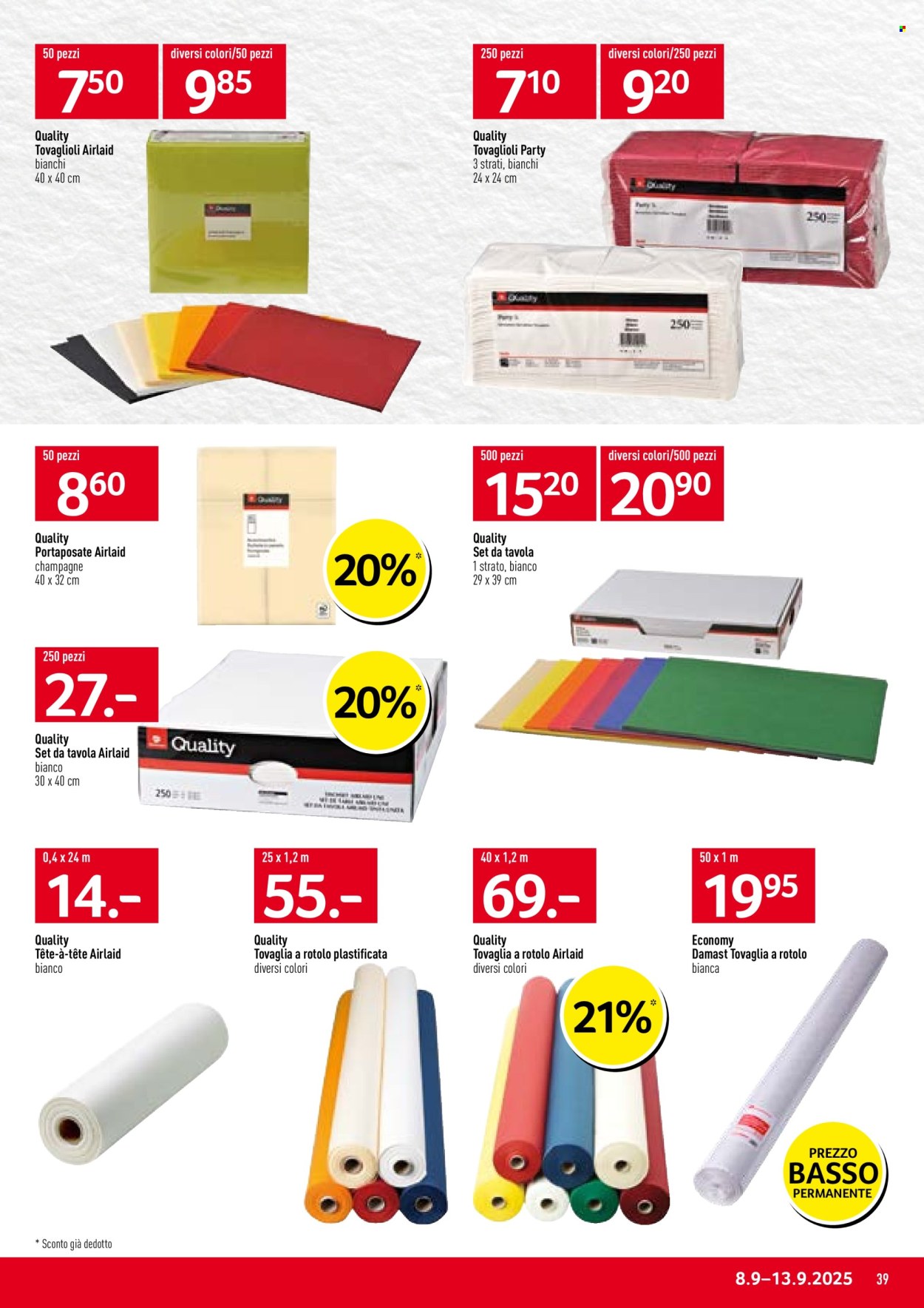 Volantino Prodega - 8.9.2025 - 13.9.2025. Pagina 39. Pagina 39