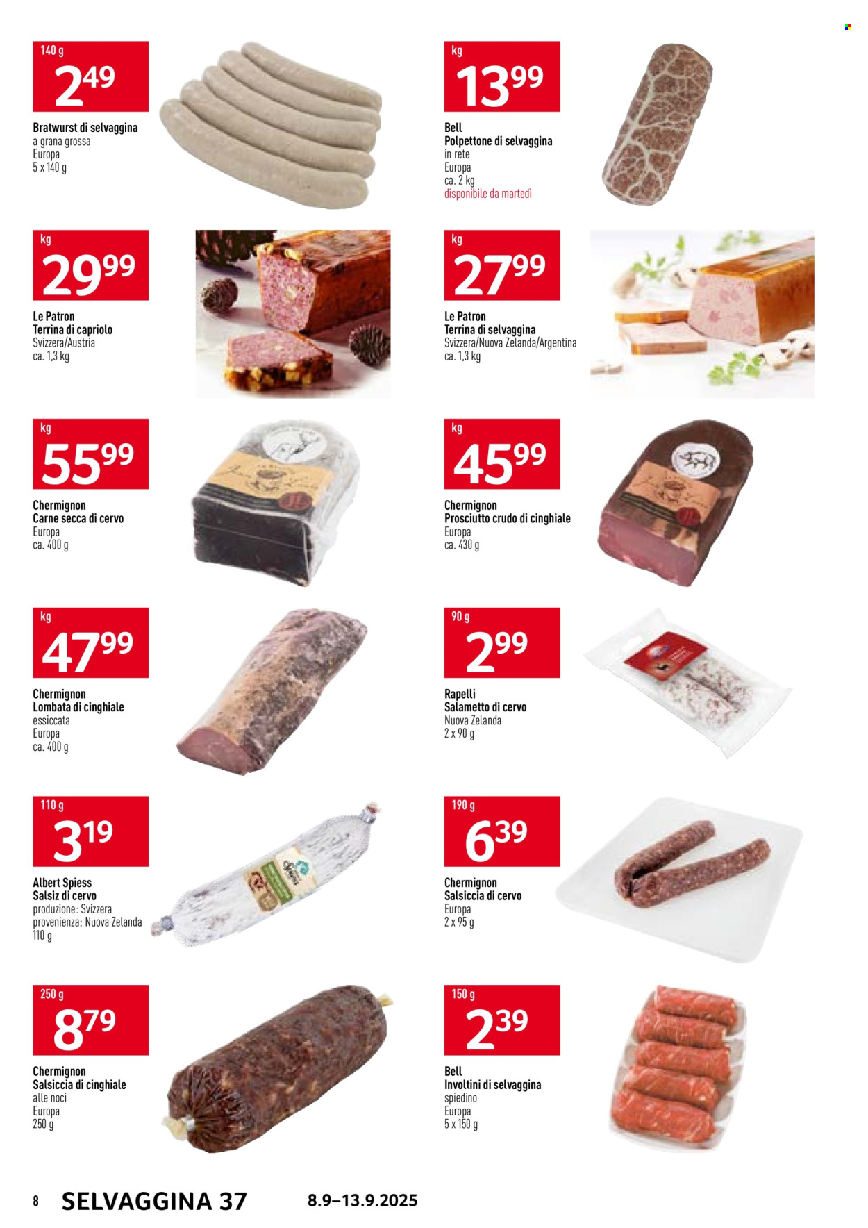 Volantino Prodega - 8.9.2025 - 13.9.2025. Pagina 8. Pagina 8