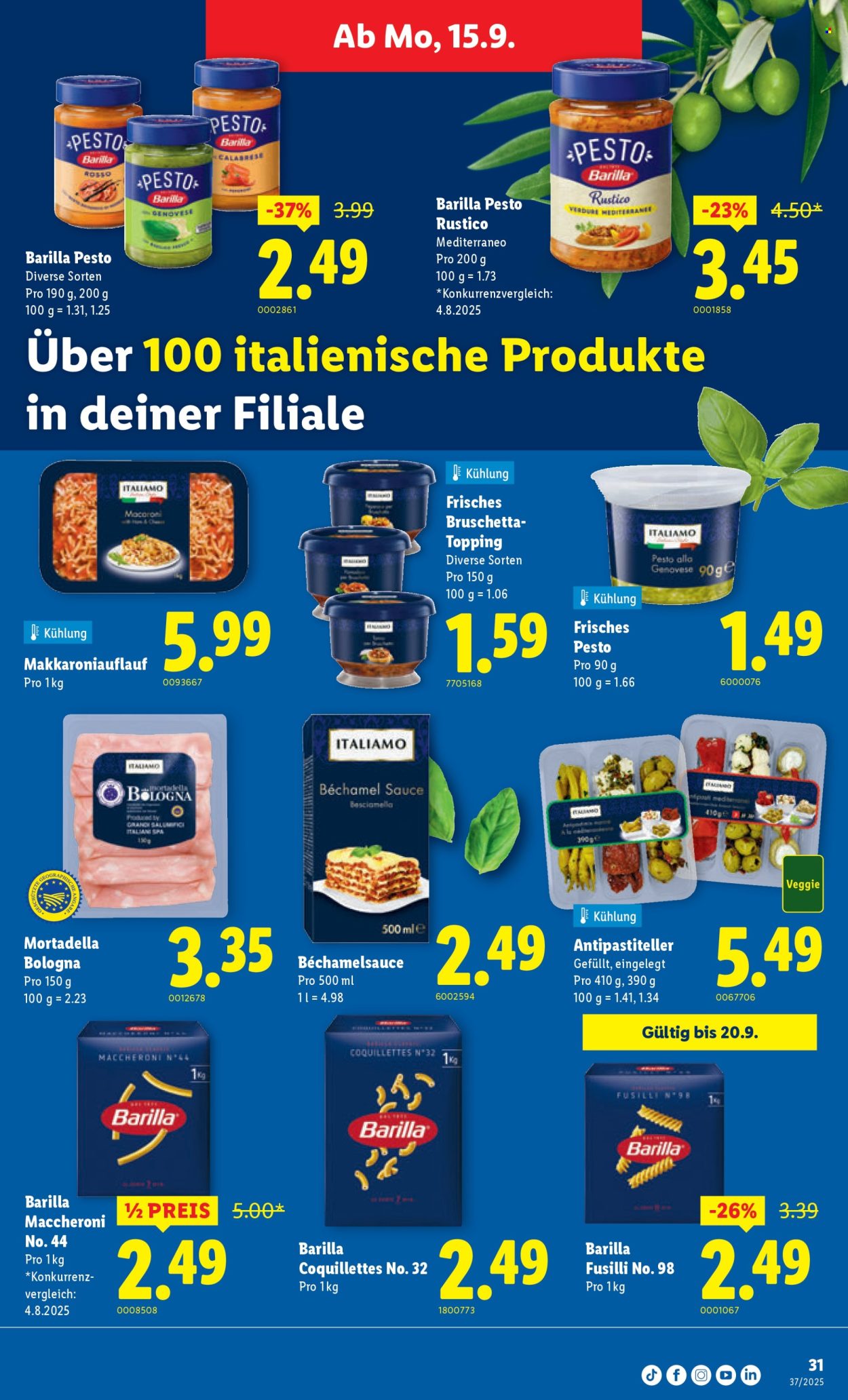Volantino Lidl - 11.9.2025 - 17.9.2025. Pagina 31. Pagina 31