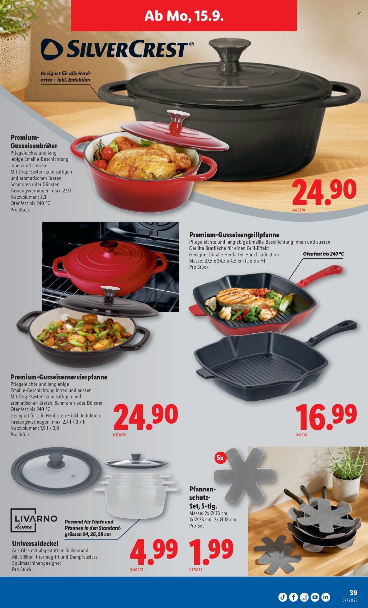 Volantino Lidl - 11.9.2025 - 17.9.2025. Pagina 39. Pagina 39
