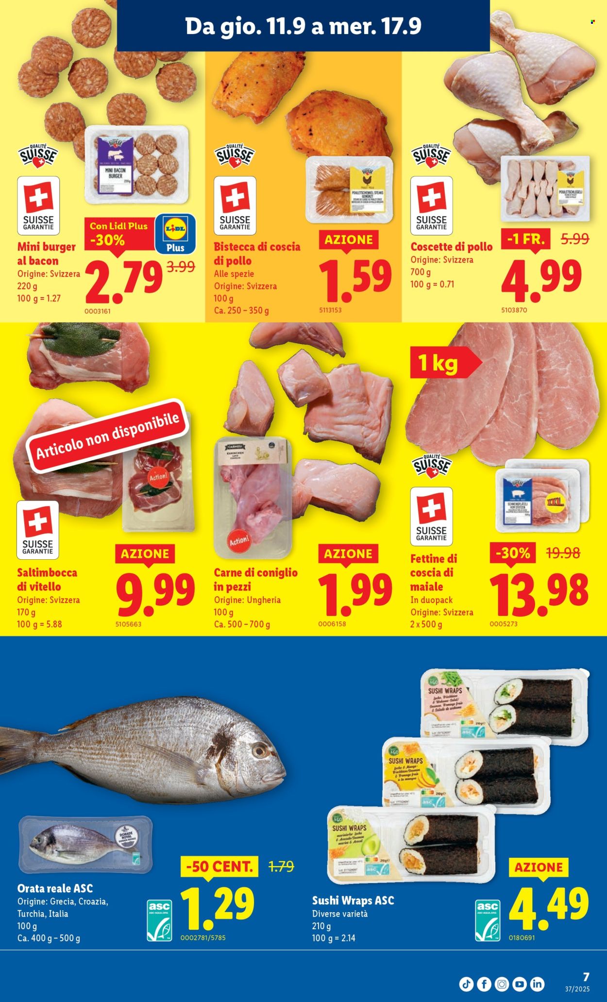 Volantino Lidl - 11.9.2025 - 17.9.2025. Pagina 7. Pagina 7