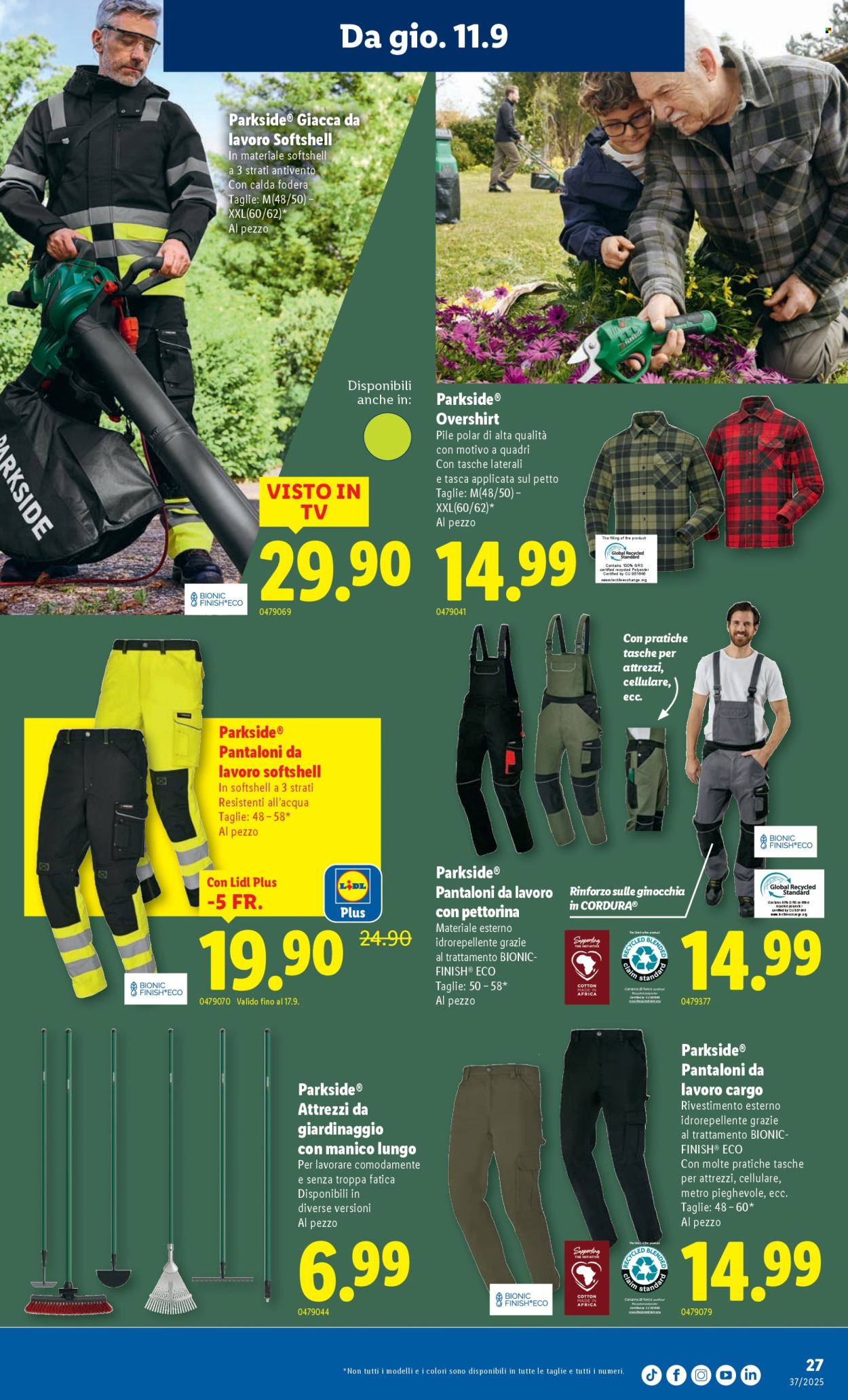 Volantino Lidl - 11.9.2025 - 17.9.2025. Pagina 27. Pagina 27