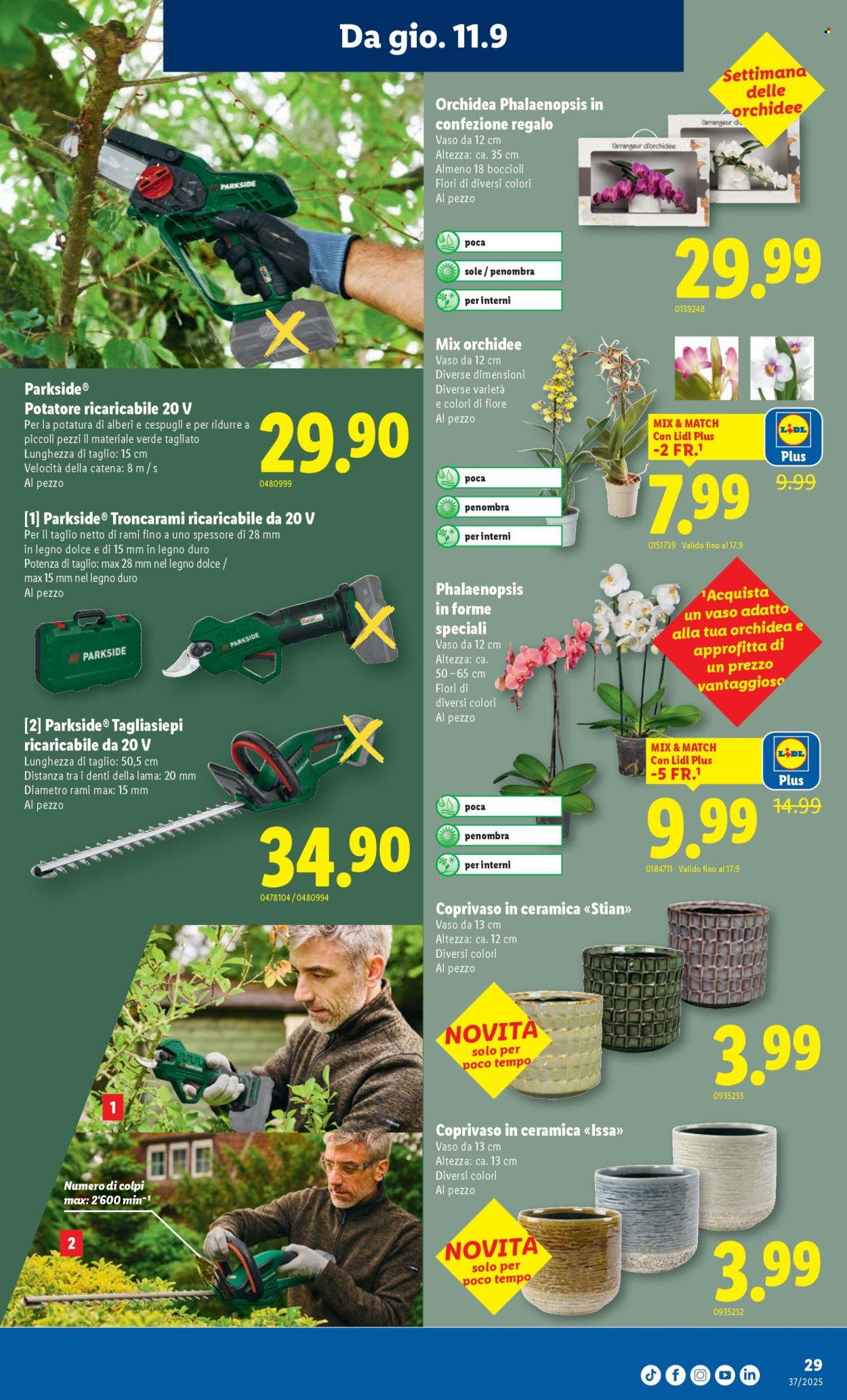 Volantino Lidl - 11.9.2025 - 17.9.2025. Pagina 29. Pagina 29