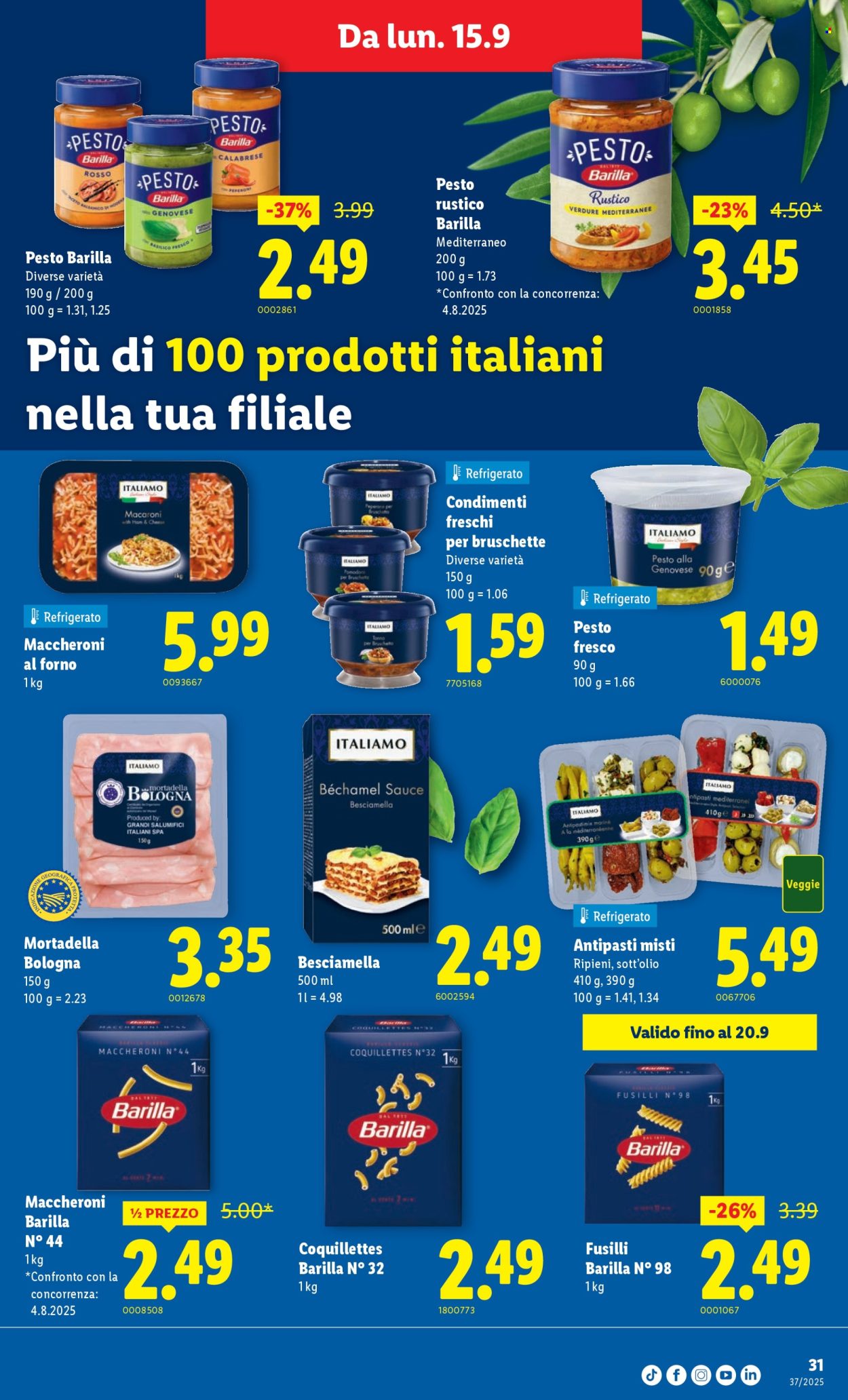 Volantino Lidl - 11.9.2025 - 17.9.2025. Pagina 31. Pagina 31