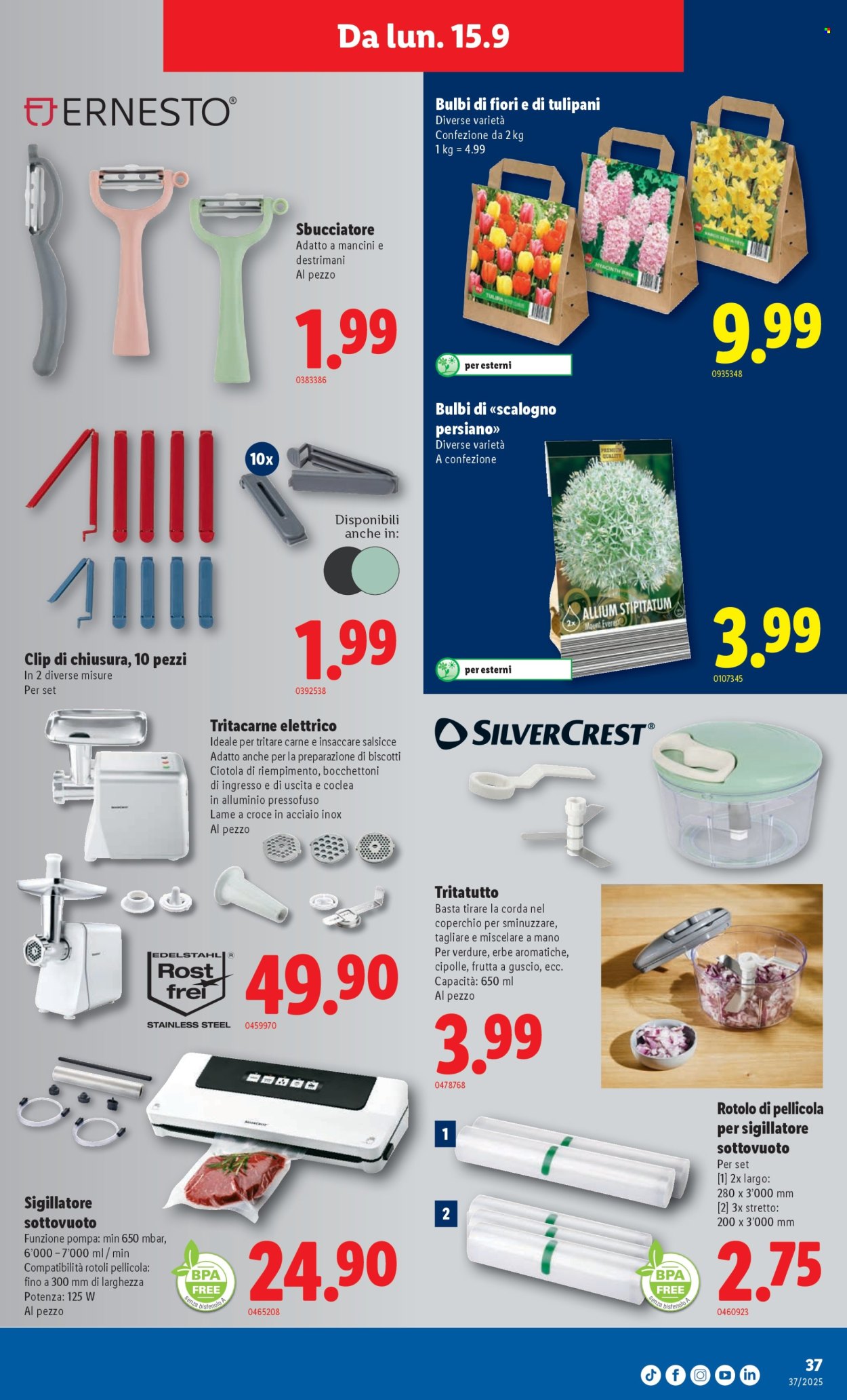 Volantino Lidl - 11.9.2025 - 17.9.2025. Pagina 37. Pagina 37
