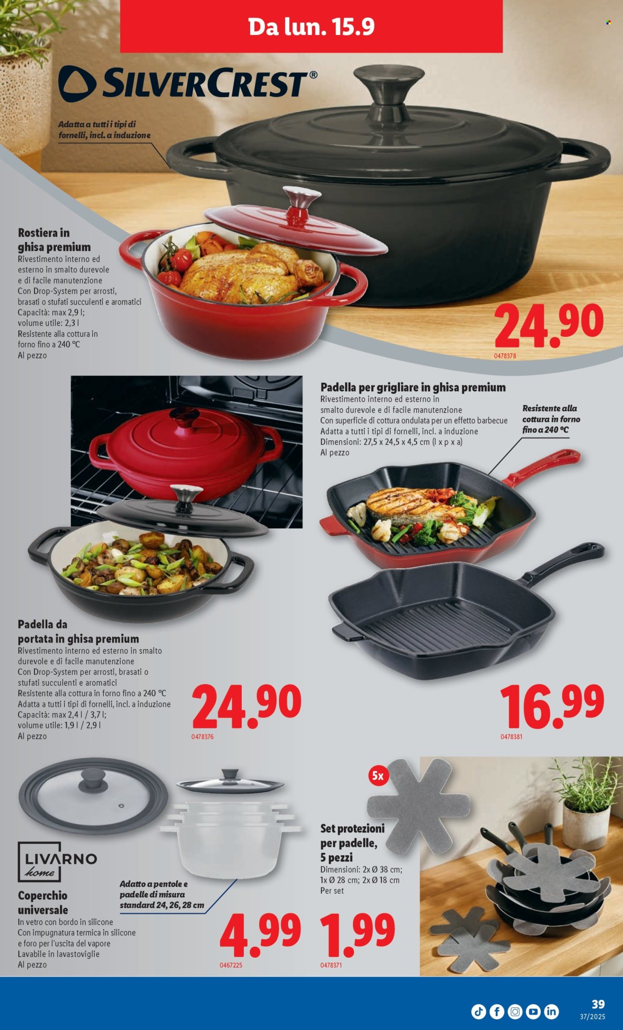 Volantino Lidl - 11.9.2025 - 17.9.2025. Pagina 39. Pagina 39