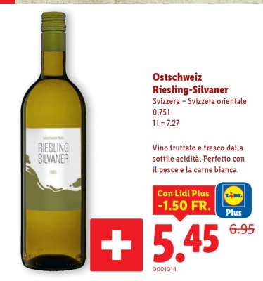 Ostschweiz ­ Riesling-Silvaner