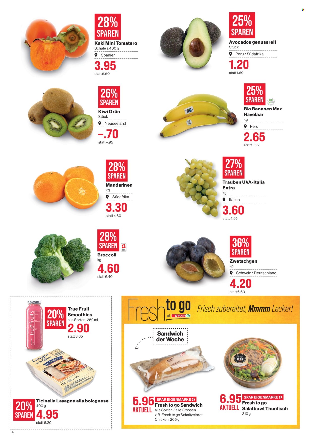Volantino SPAR - 11.9.2025 - 17.9.2025. Pagina 4. Pagina 4