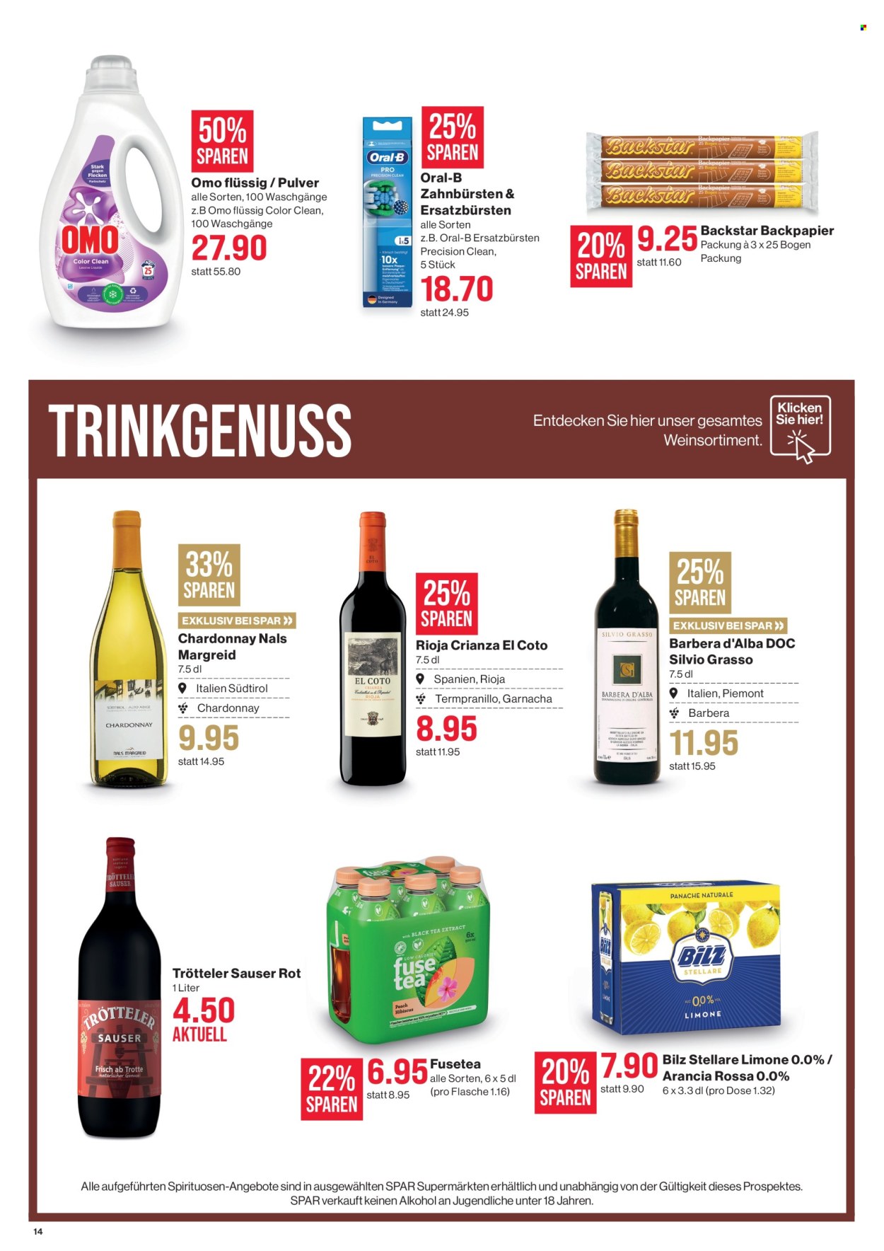 Volantino SPAR - 11.9.2025 - 17.9.2025. Pagina 14. Pagina 14